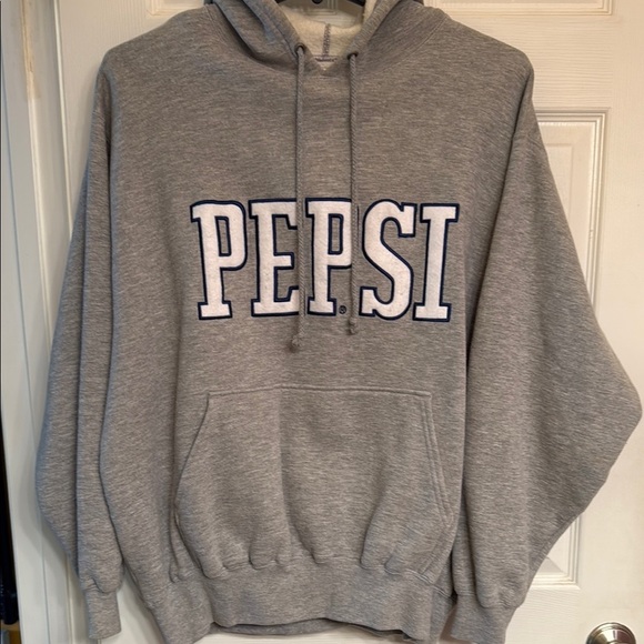 Pepsi Heather Gray Hoodie - Picture 1 of 6